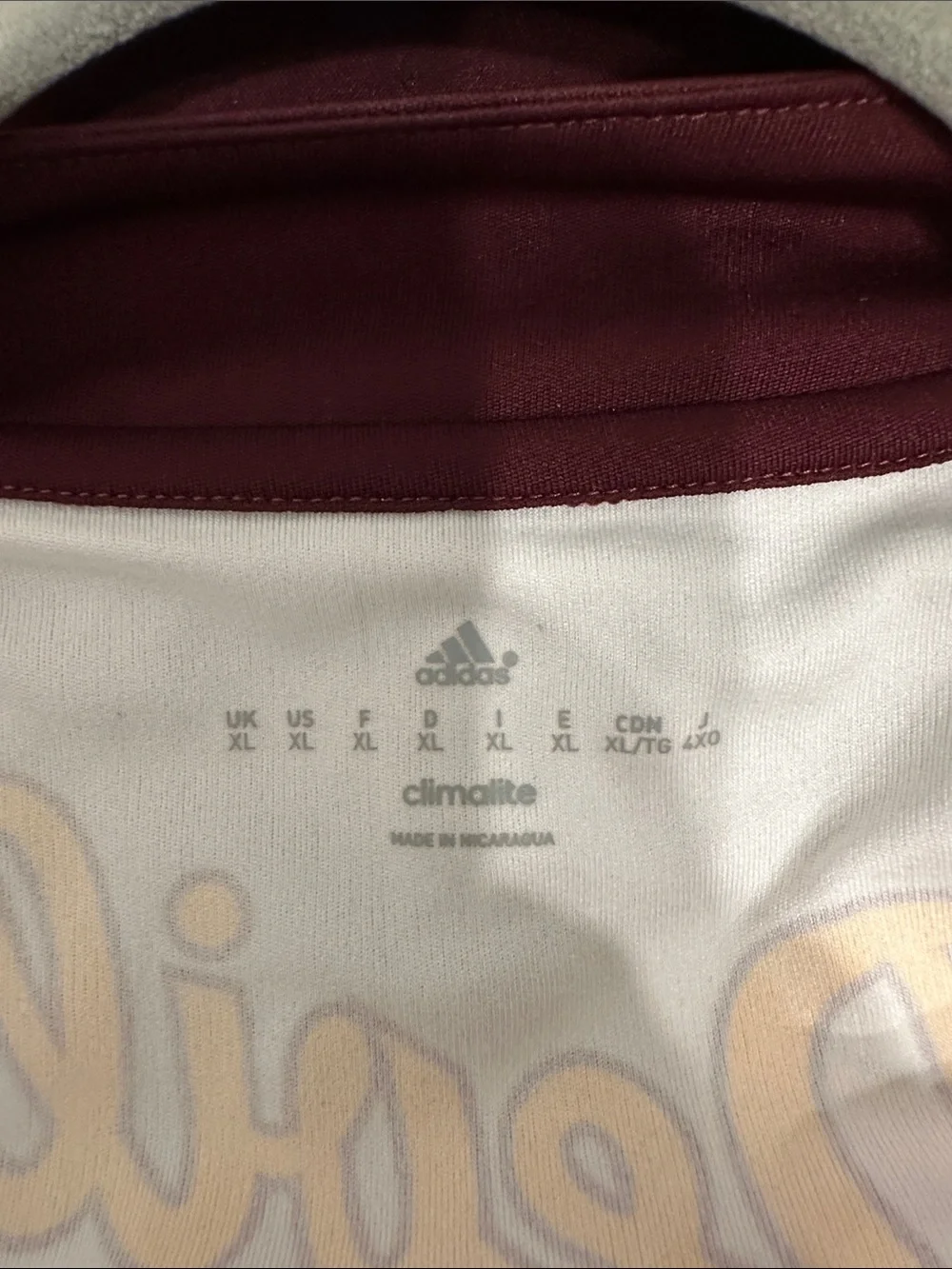 Adidas Men’s Maroon and White ASU Baseball Jersey with Yellow Sun Devils Logo